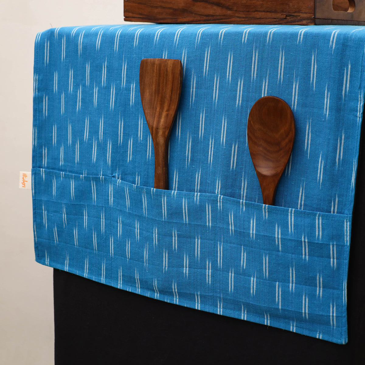 Handmade Fridge Top Cover with Multiple Pockets 68