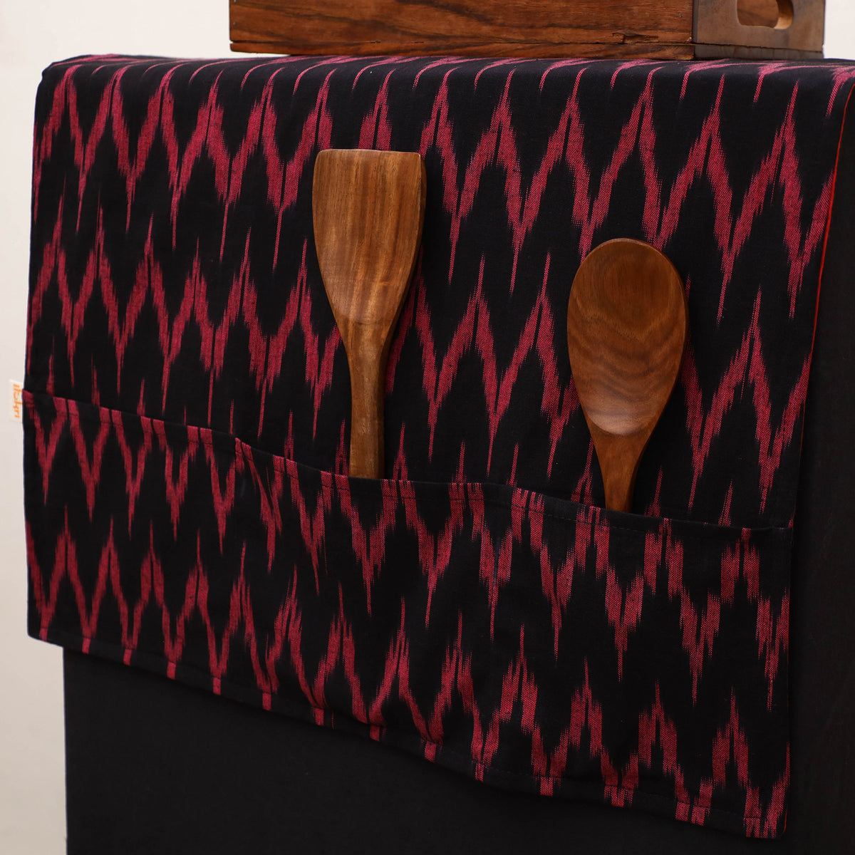 Handmade Fridge Top Cover with Multiple Pockets 69
