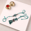 Handmade GS Beads & Kundan Work Fabart Rakhi with Lumba Set 41