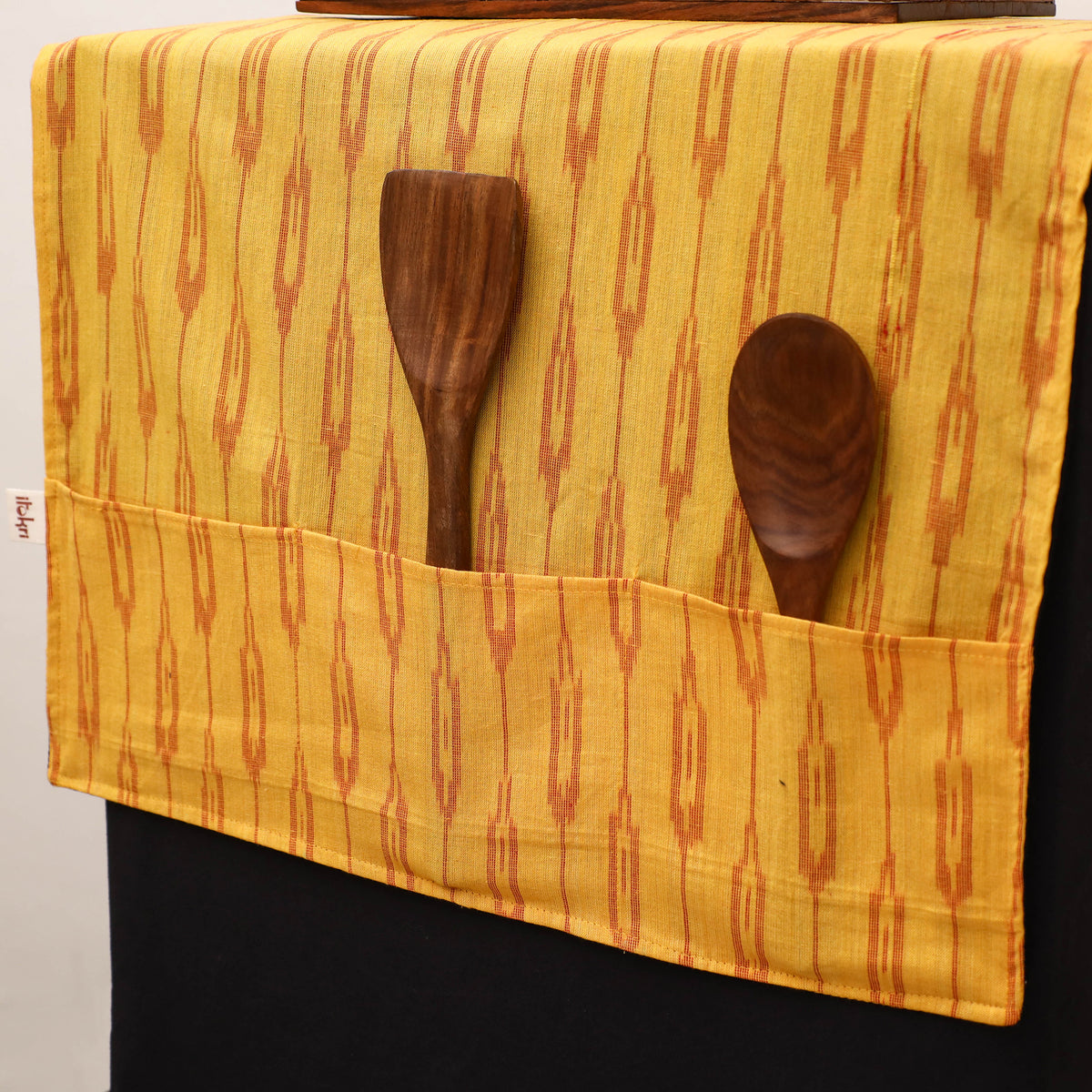 Handmade Fridge Top Cover with Multiple Pockets 71