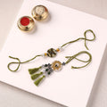 Handmade GS Beads & Kundan Work Fabart Rakhi with Lumba Set 42