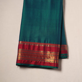 Green - Dharwad Cotton Fabric with Border 03