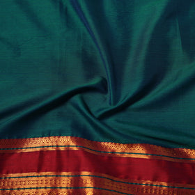 Green - Dharwad Cotton Fabric with Border 03