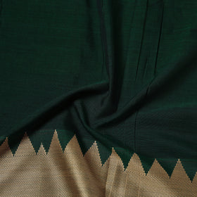 Green - Dharwad Cotton Fabric with Border 10