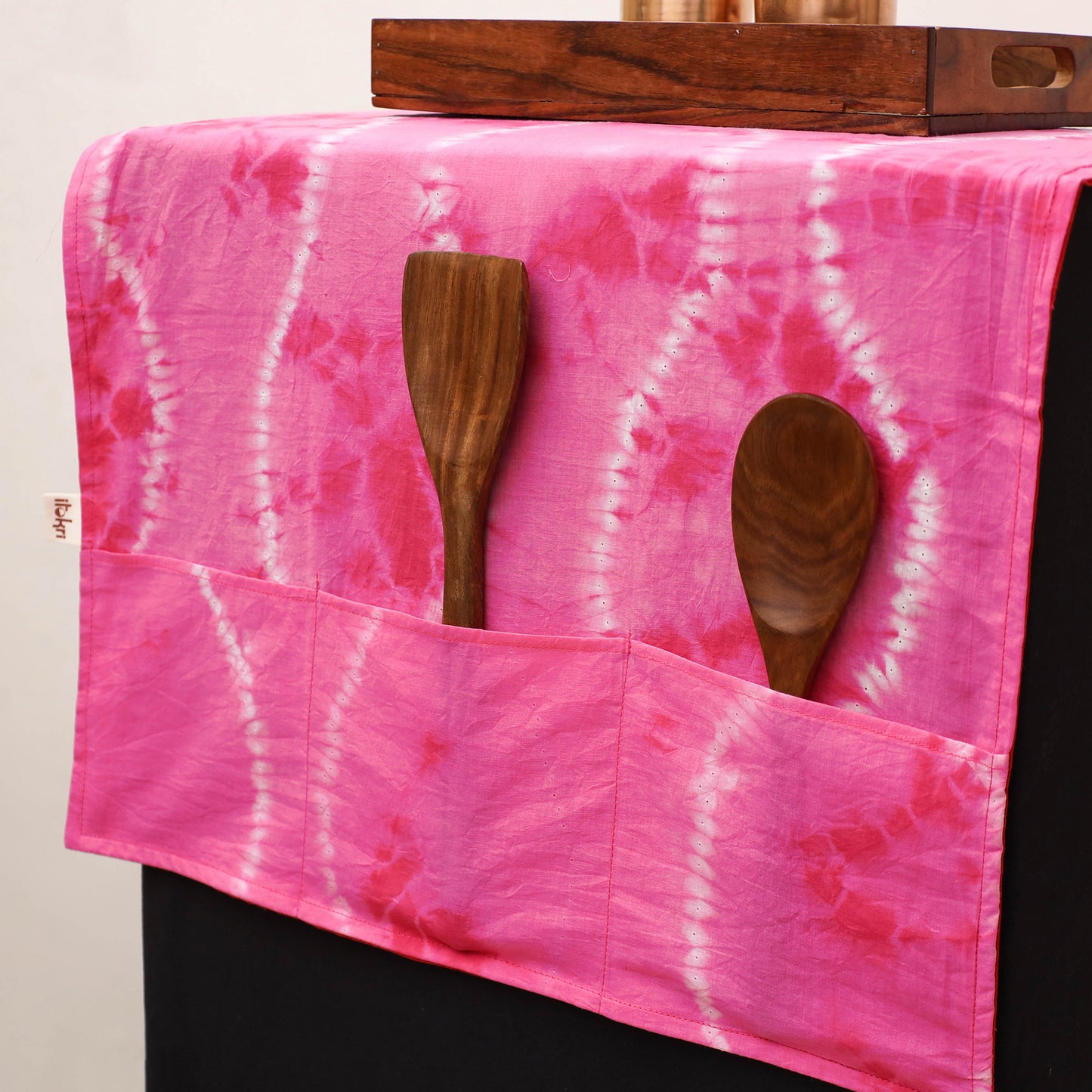 Handmade Fridge Top Cover with Multiple Pockets 83