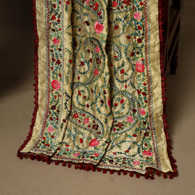 Blue - 2pc cotton unstitched pochampally ikat dress