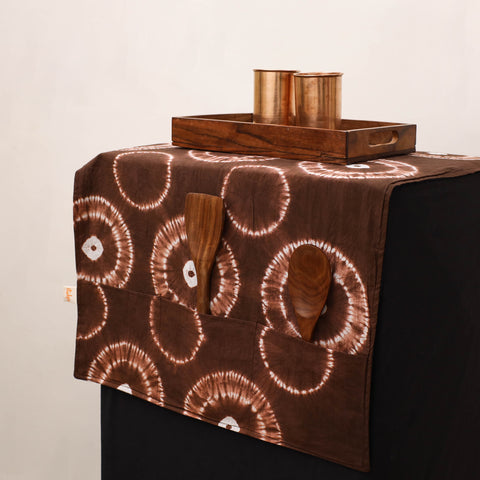 Handmade Fridge Top Cover with Multiple Pockets 85