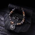 Handmade Fabart Beads Gs Pendant Necklace with Earrings Set 14