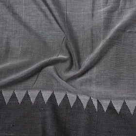 Grey - Dharwad Cotton Fabric with Border 12