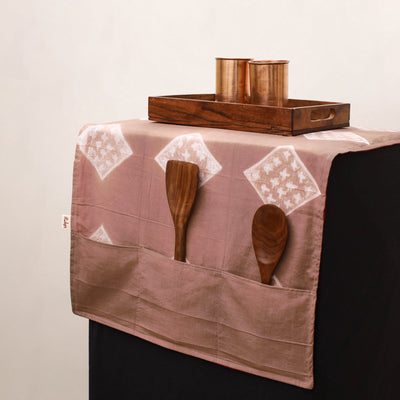 Handmade Fridge Top Cover with Multiple Pockets 87