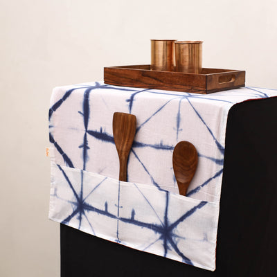 Handmade Fridge Top Cover with Multiple Pockets 89