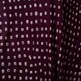 Purple - kutch tie-dye cotton bandhani fabric 32