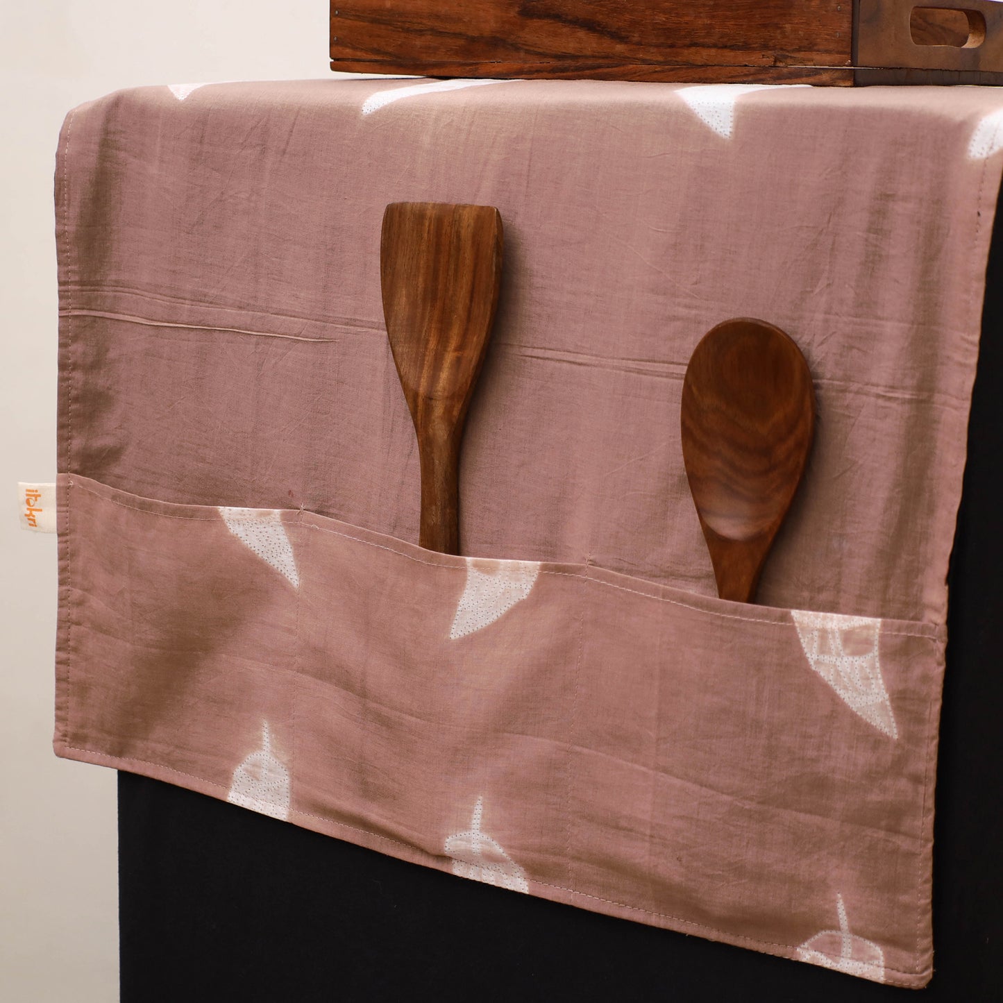 Handmade Fridge Top Cover with Multiple Pockets 90