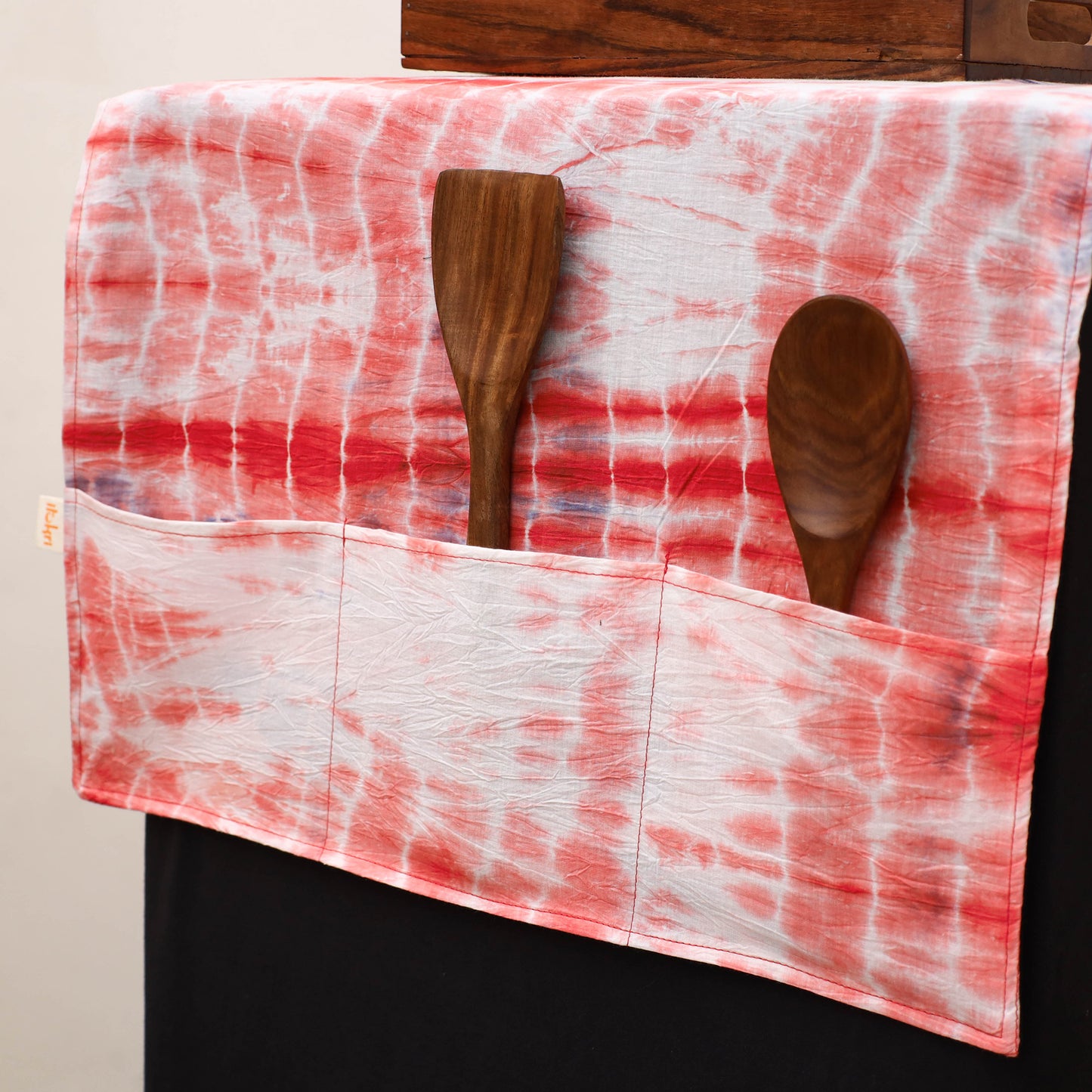 Handmade Fridge Top Cover with Multiple Pockets 92