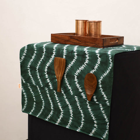 Handmade Fridge Top Cover with Multiple Pockets 96