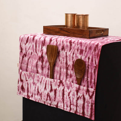 Handmade Fridge Top Cover with Multiple Pockets 102
