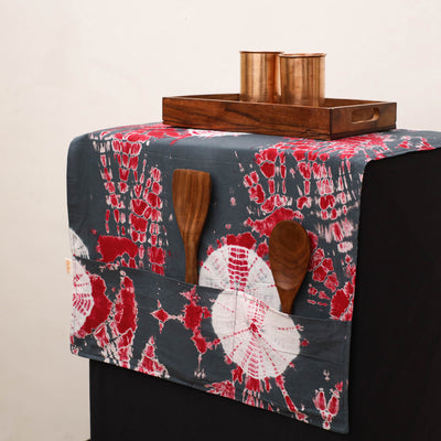 Handmade Fridge Top Cover with Multiple Pockets 103