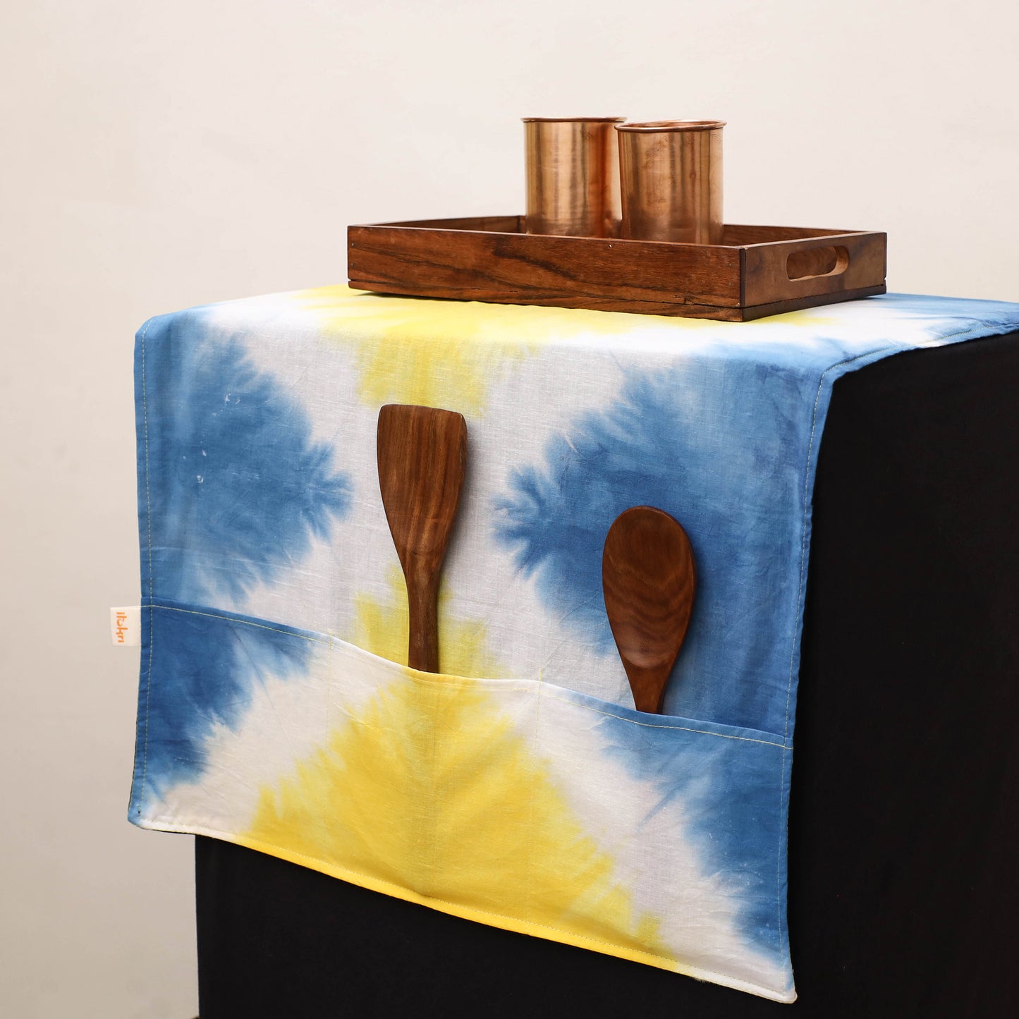 Handmade Fridge Top Cover with Multiple Pockets 104