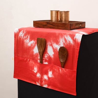 Handmade Fridge Top Cover with Multiple Pockets 106