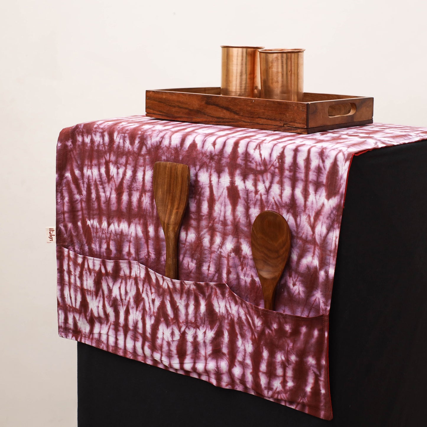 Handmade Fridge Top Cover with Multiple Pockets 107