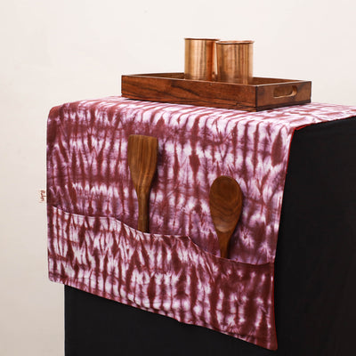 Handmade Fridge Top Cover with Multiple Pockets 107