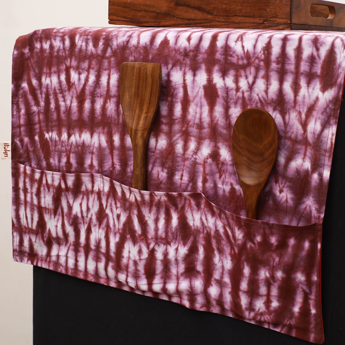 Handmade Fridge Top Cover with Multiple Pockets 107