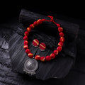 Handmade Fabart Beads Gs Pendant Necklace with Earrings Set 29