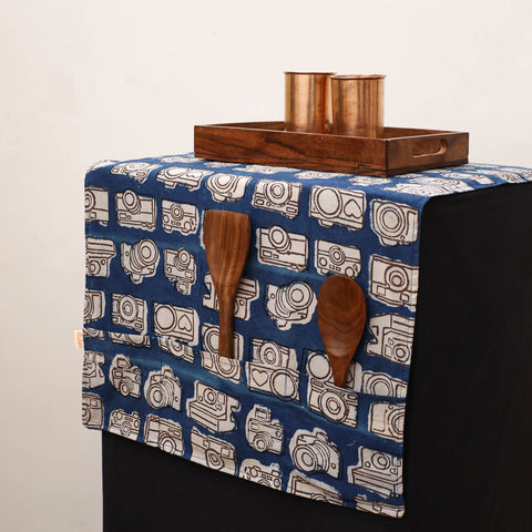 Handmade Fridge Top Cover with Multiple Pockets 108