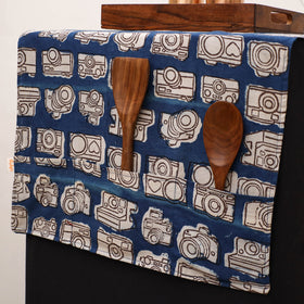 Handmade Fridge Top Cover with Multiple Pockets 108