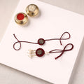 Handmade Kundan & Bead Work Fabart Rakhi with Lumba Set 73