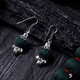 Handmade Fabart Beads Gs Ghungroo Necklace with Earrings Set 32
