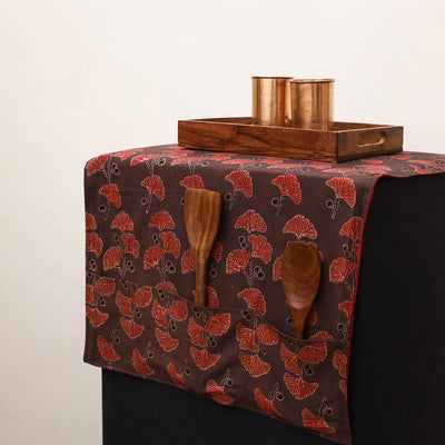 Handmade Fridge Top Cover with Multiple Pockets 114