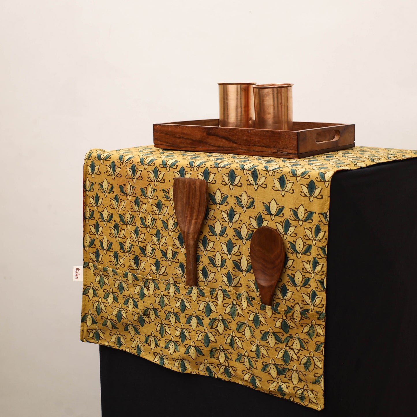 Handmade Fridge Top Cover with Multiple Pockets 115