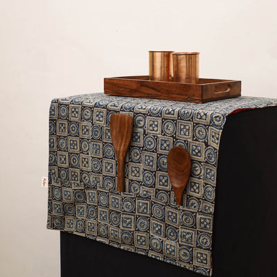 Handmade Fridge Top Cover with Multiple Pockets 117