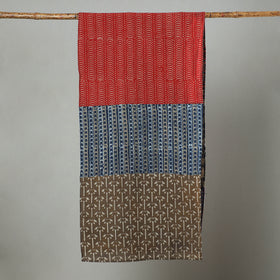 Patchwork Block Printed Cotton Stole