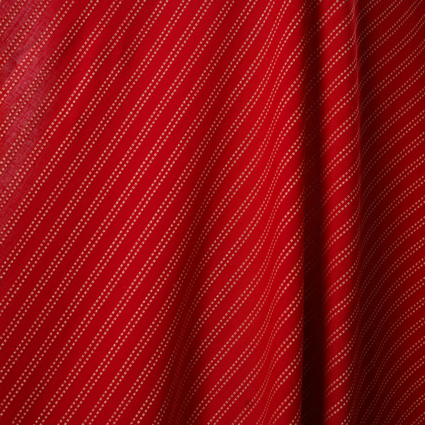 Red - prewashed cotton jacquard weave fabric 08