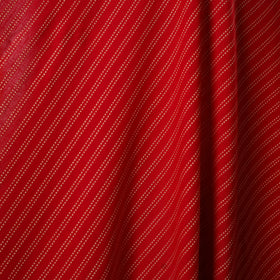 Red - prewashed cotton jacquard weave fabric 08