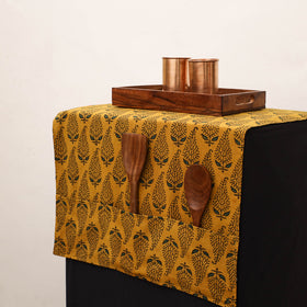Handmade Fridge Top Cover with Multiple Pockets 119