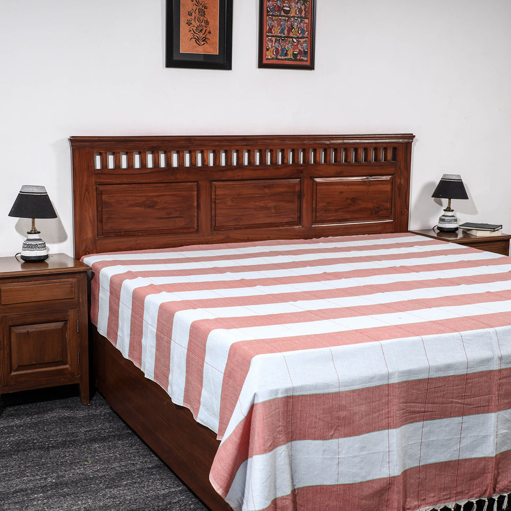 plain double bed cover