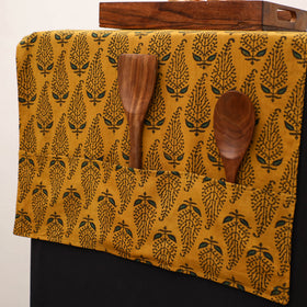 Handmade Fridge Top Cover with Multiple Pockets 119