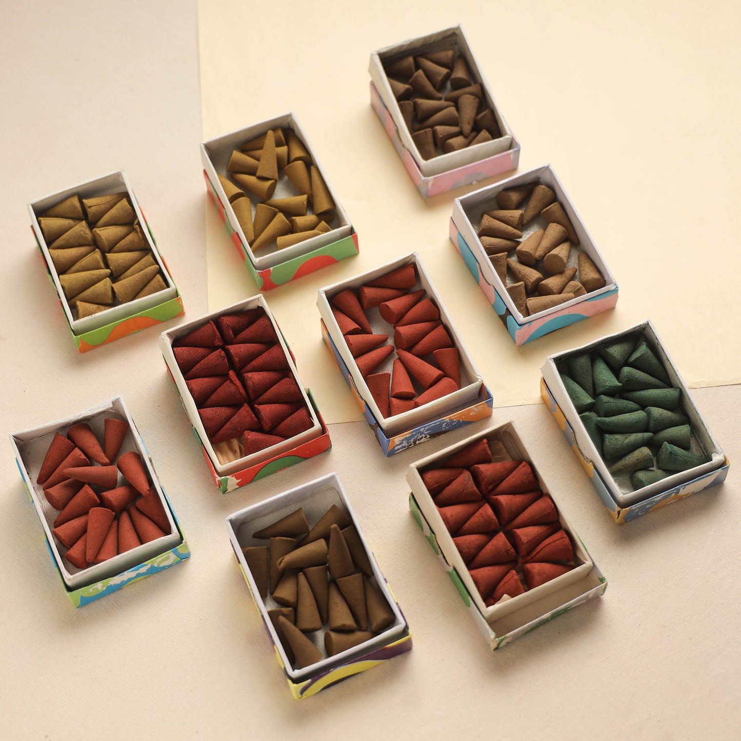 Meera Natural Incense Cones (Set of 10)