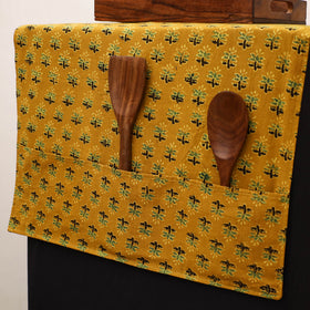 Handmade Fridge Top Cover with Multiple Pockets 120