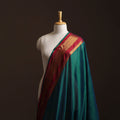 Green - Dharwad Cotton Fabric with Border 03