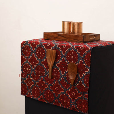Handmade Fridge Top Cover with Multiple Pockets 121