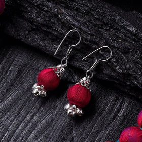 Handmade Fabart Beads Gs Ghungroo Necklace with Earrings Set 38