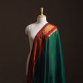 Green - Dharwad Cotton Fabric with Border 04