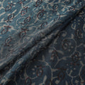 Blue - Bagru Indigo Hand Block Print Kota Doria Natural Dyed Cotton Fabric 19