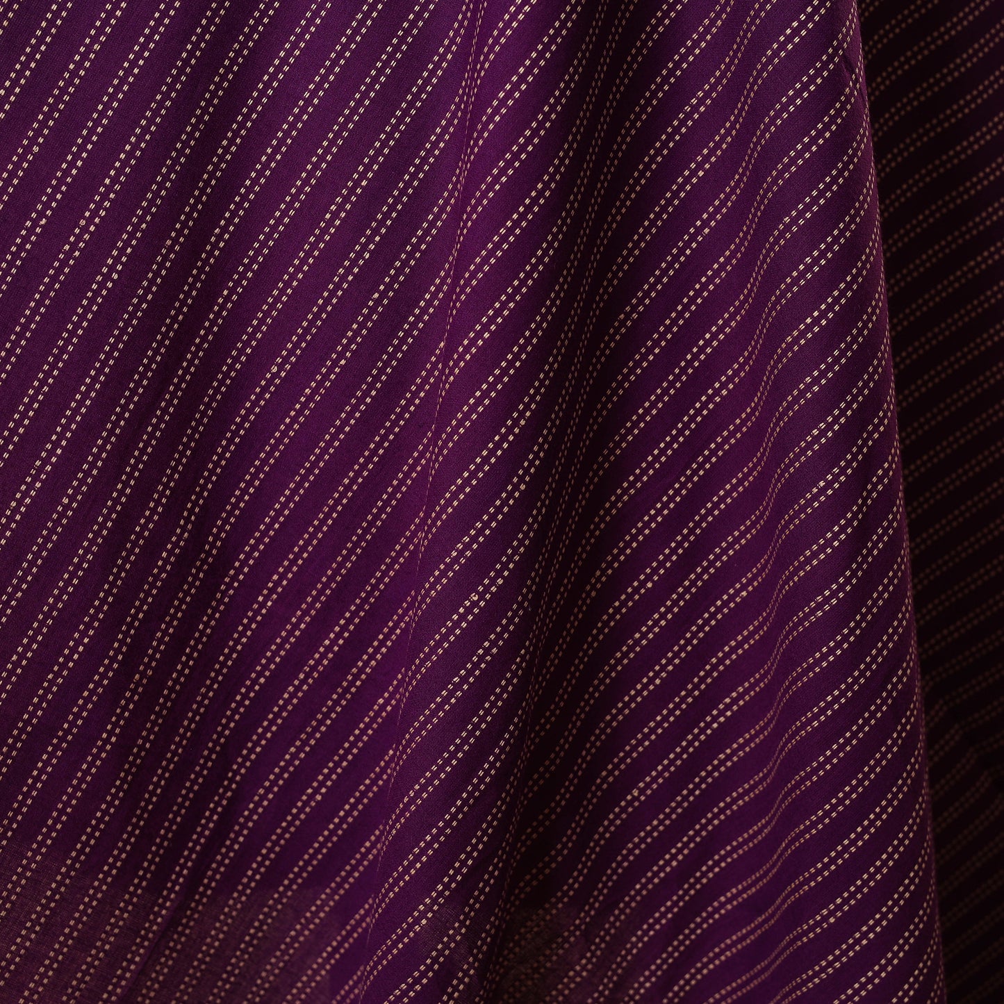 Purple - prewashed cotton jacquard weave fabric 20