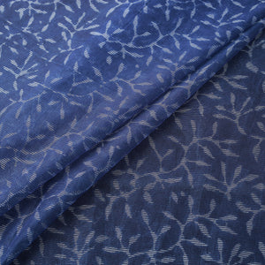 Bagru Indigo Hand Block Print Kota Doria Natural Dyed Cotton Fabric 13