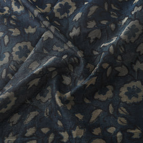 Blue - Bagru Indigo Hand Block Print Kota Doria Natural Dyed Cotton Fabric 11